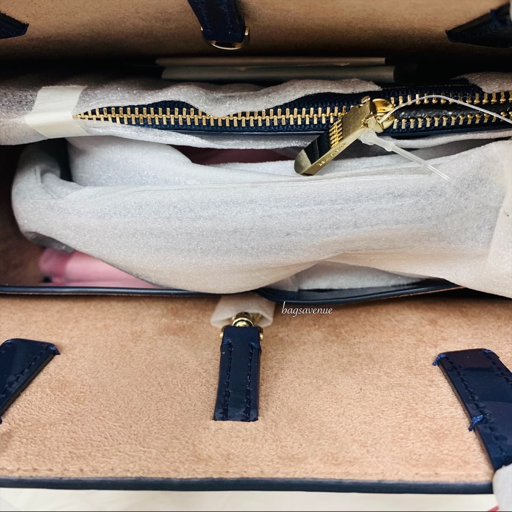 #bagsavenue FAST SHIPPING Kate spade Sam floral spade medium satchel NWT - Picture 9 of 11